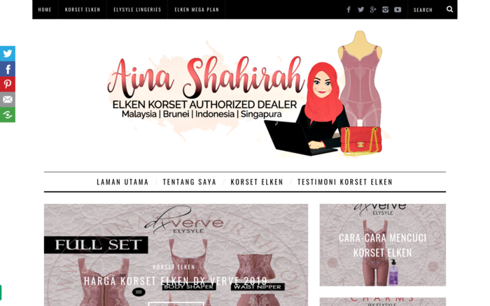 Aina Shahirah – Elken Korset Authorised Dealer